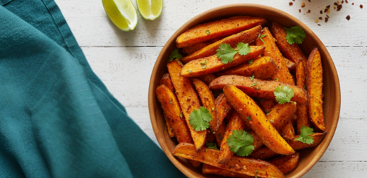 Pili Pili Spiced Sweet Potato Wedges
