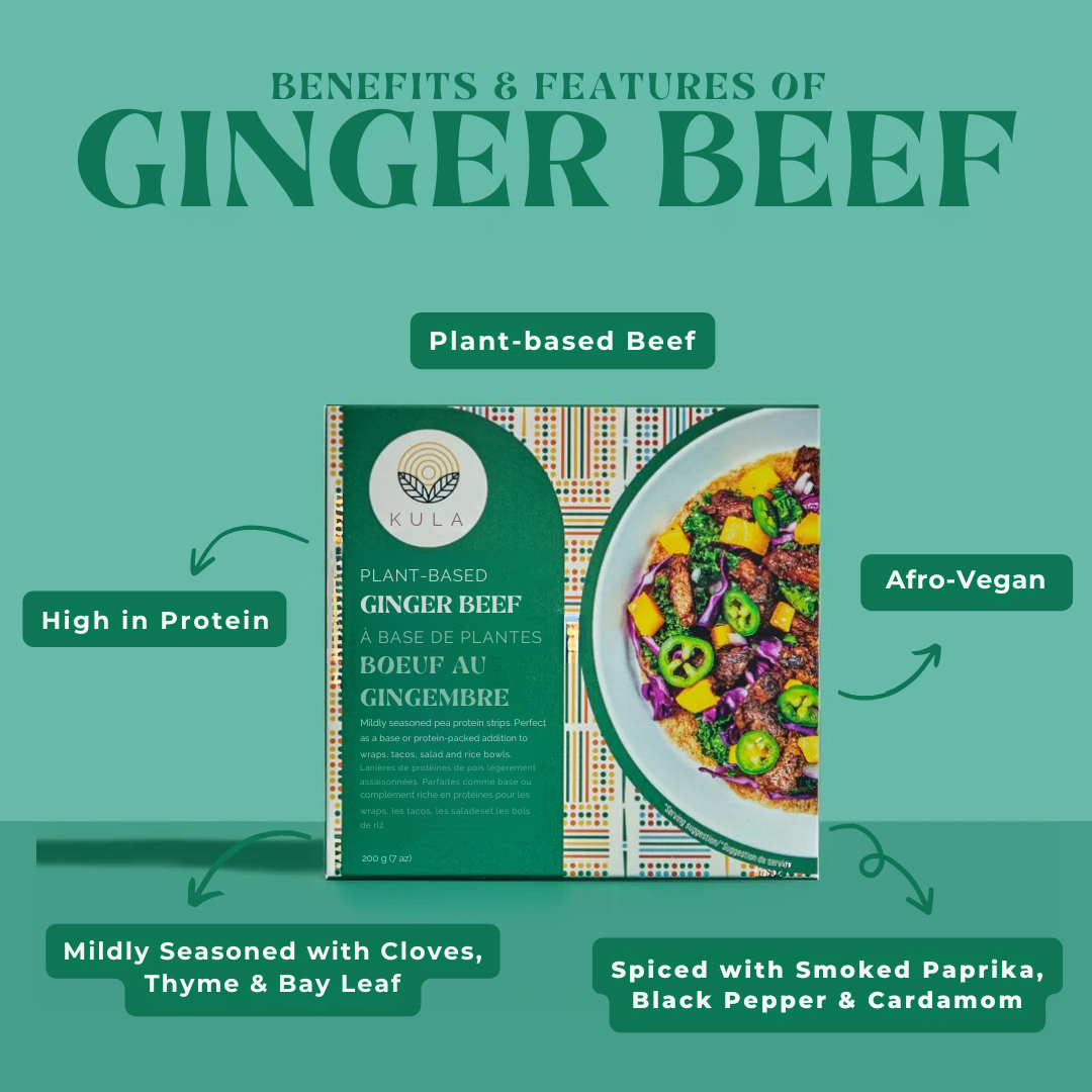 Ginger Beef - Plant Based Beef - KULA Foods