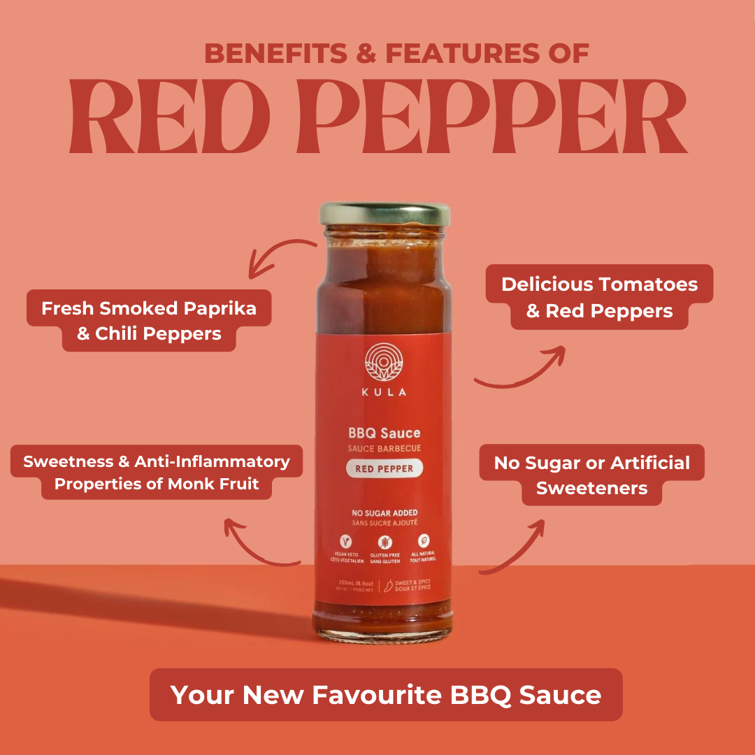 BBQ Sauce - Red Pepper - Kula Foods
