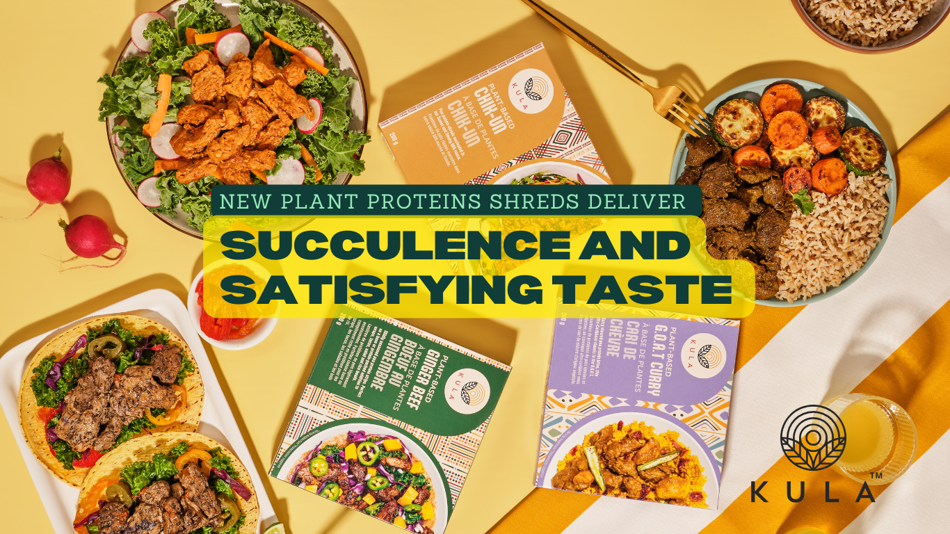 new plant proteins shreds deliver succulence and satisfying taste.