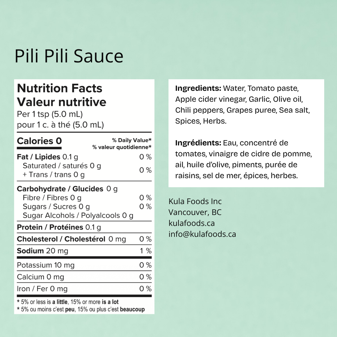 Pili Pili Sauce - Kula Foods