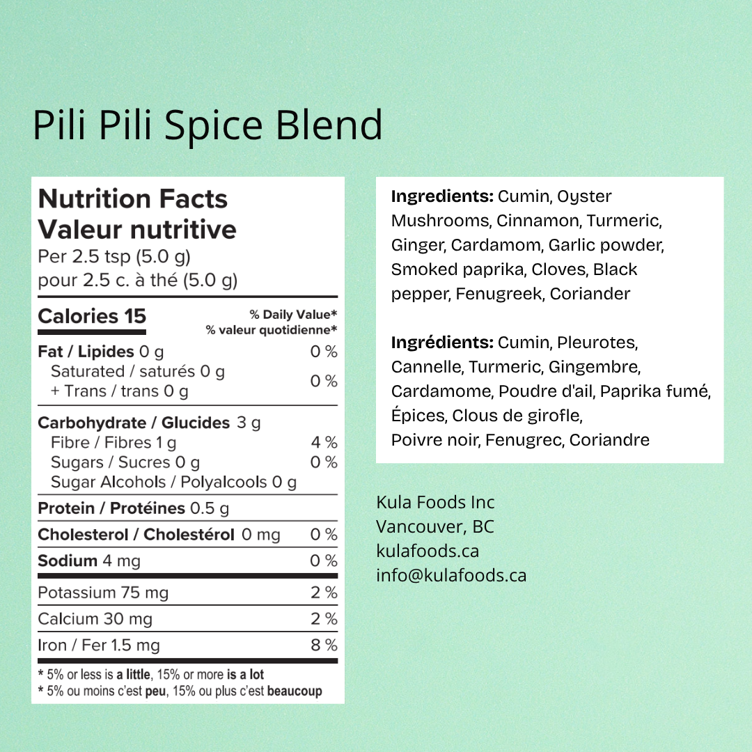 Pili Pili Spice Blend - Kula Foods